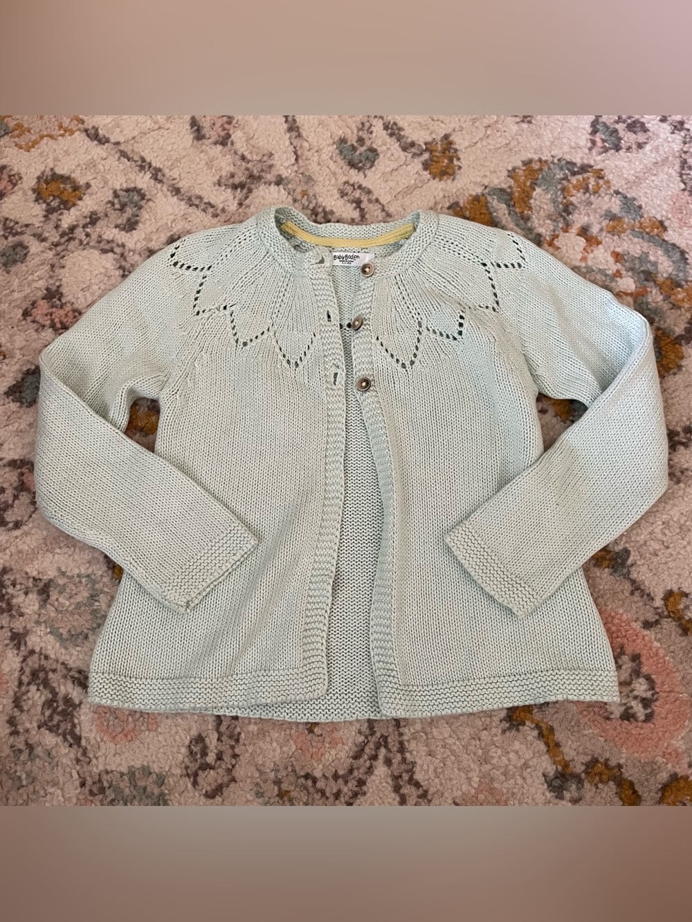 Baby Boden Light Blue Cardigan